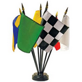 4" x 5" Mounted Auto Racing Mini Desk Set of 7